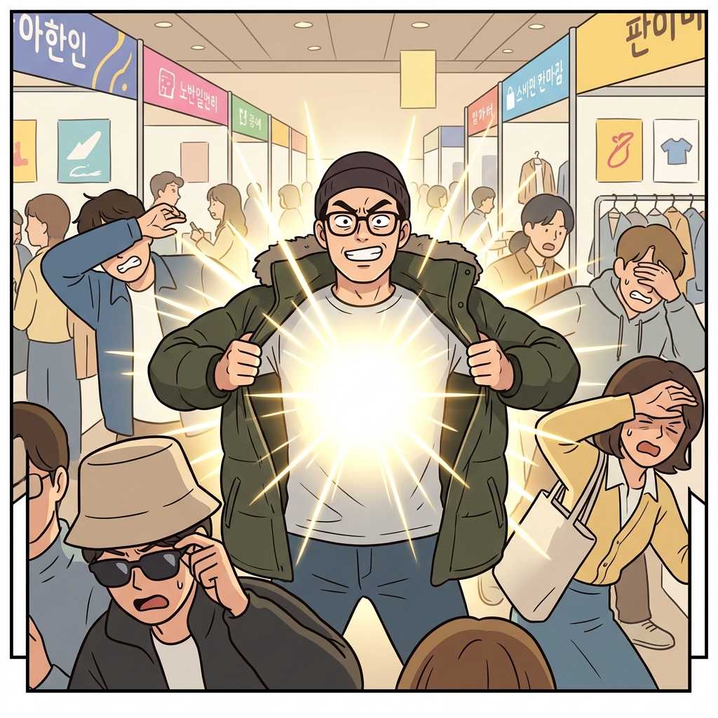 팬들은 그의 빛나는 한정판 티셔츠 같은 희귀템을 좀처럼 갖지 못한다. (레얼리 → "레어(rare)템은 원래 드물리!")