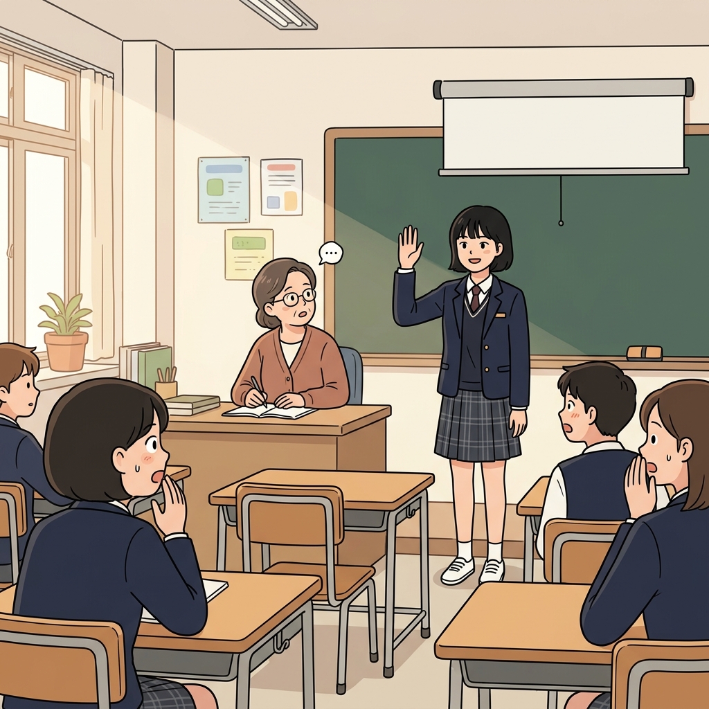 그녀는 변명하지 않고 자신의 실수를 선뜻 인정했다. (레들리 → “ready(레디) 상태 느낌” → 망설이지 않고 바로 준비되어 있는 상태)