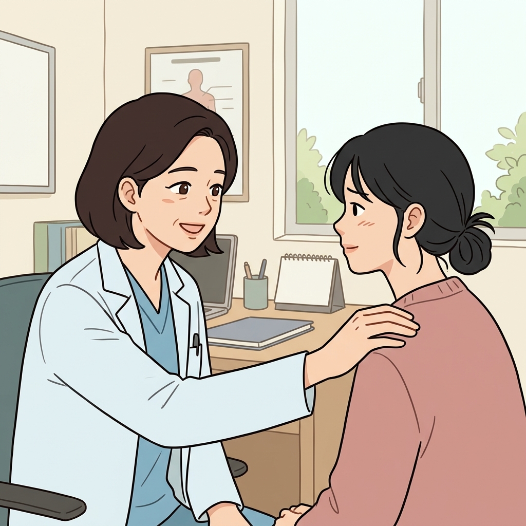 The doctor reassured the patient that the surgery would go well.