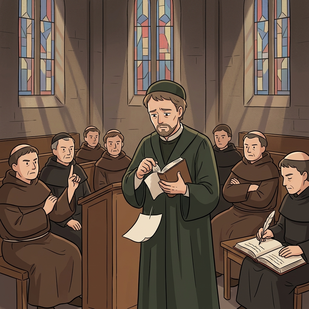 Under pressure from the church council, the scholar was forced to recant his theory.