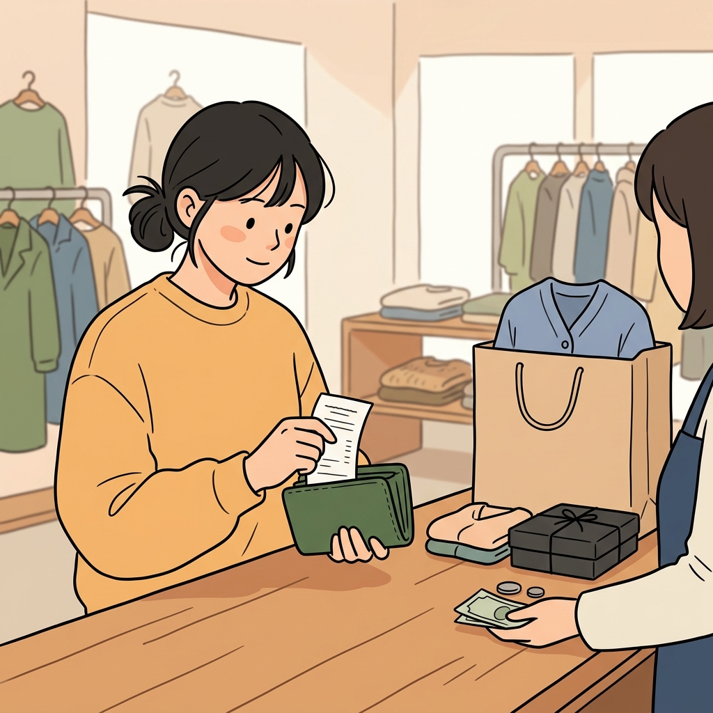 receipt concept