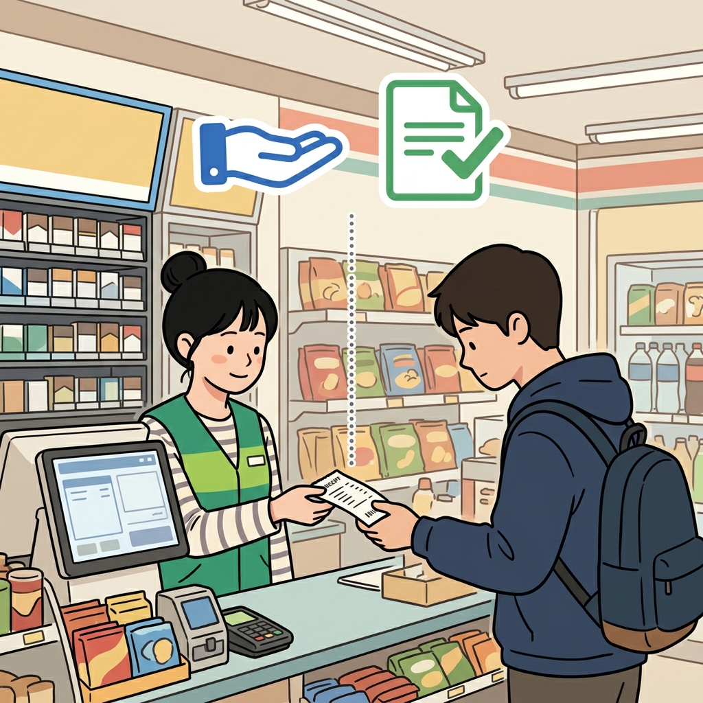 receipt mnemonic english