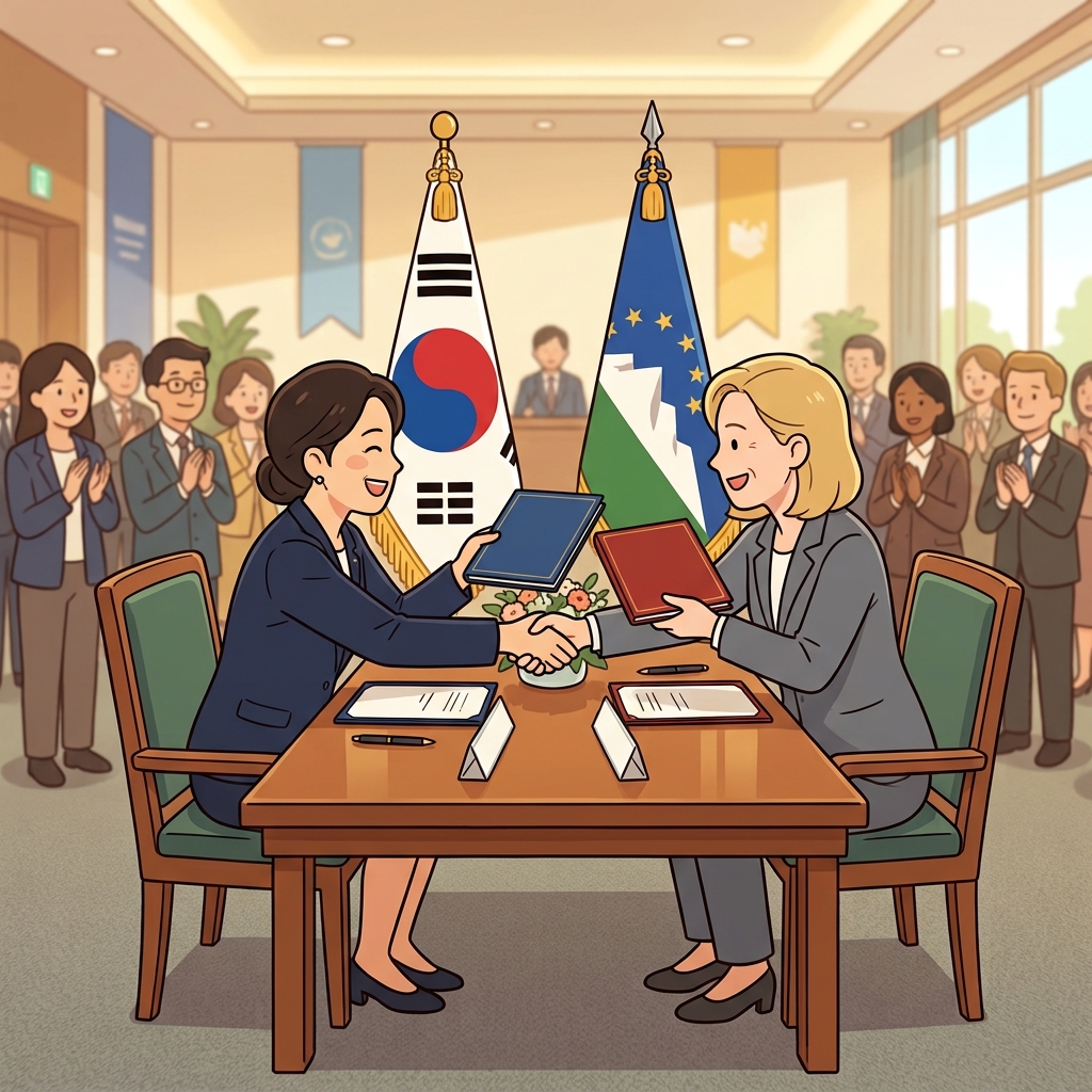 The two countries signed a reciprocal trade agreement.