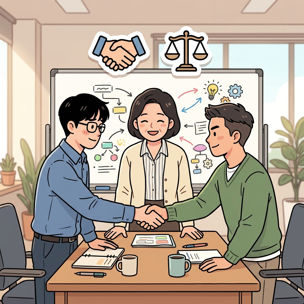 화해는 두 팀 사이의 갈등을 끝냈다.