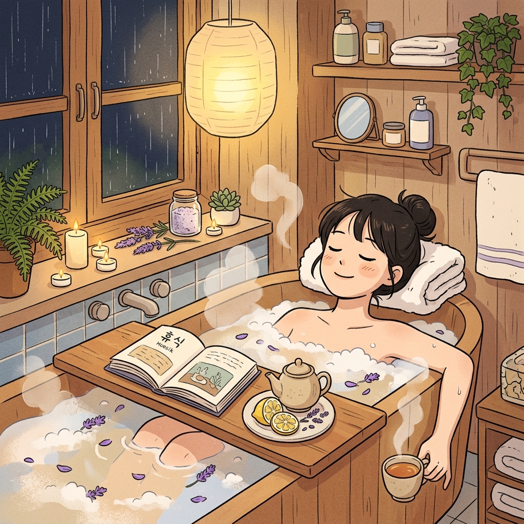 relaxing concept