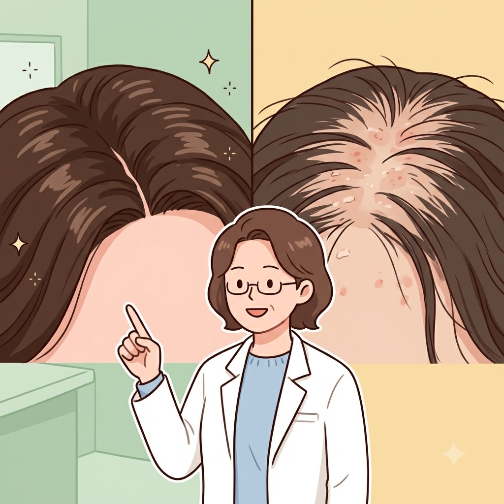 건강한 머리카락은 건강한 두피(scalp)에서 시작된다.