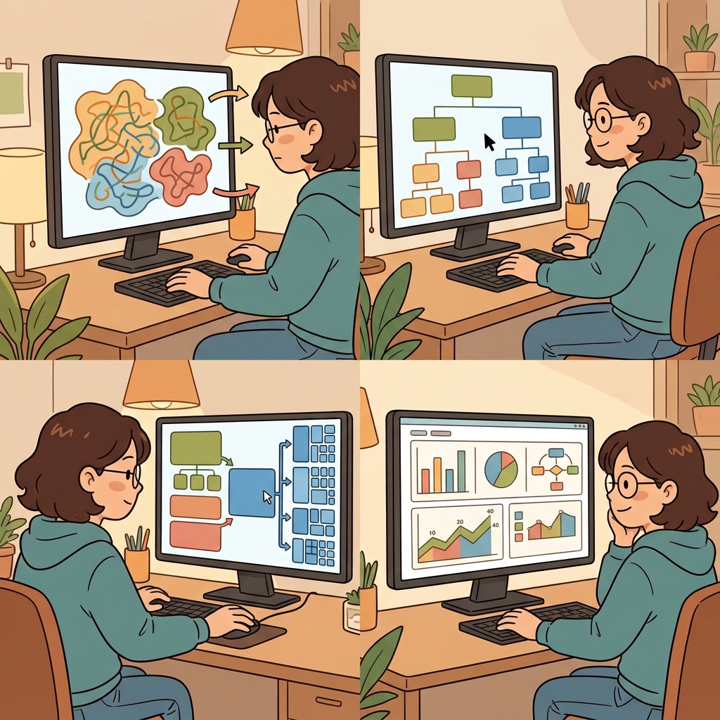 They segmented the data, divided it into groups, and organized it efficiently.