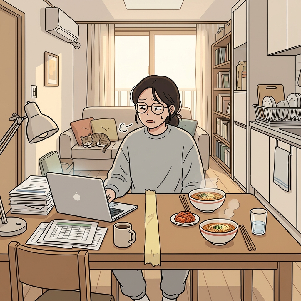 일과 집 사이의 분리는 원격 생활이 길어지며 천천히 사라졌다. (세퍼레이션 → separate(분리하다) + tion(상태))