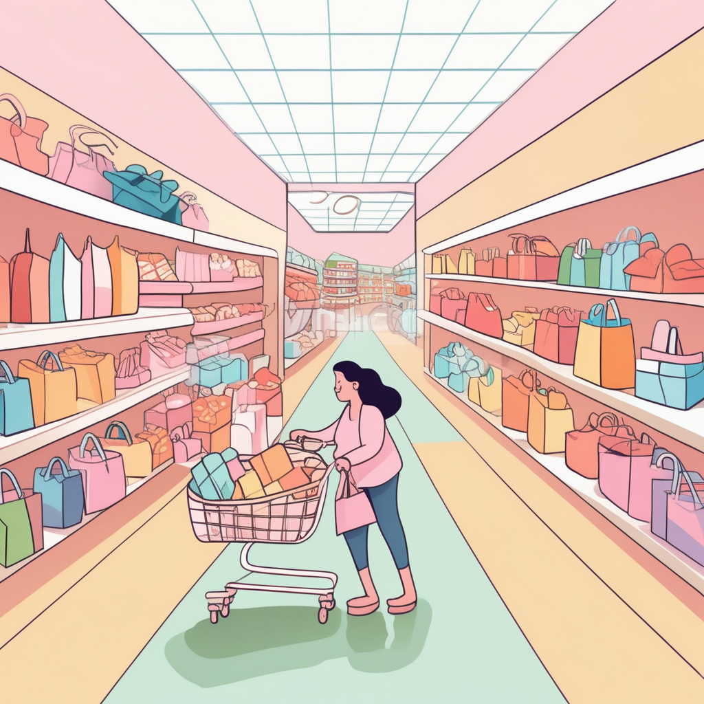 shopping spree concept