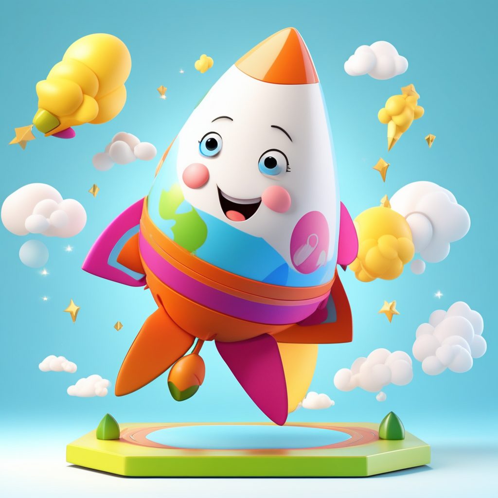 skyrocketing concept