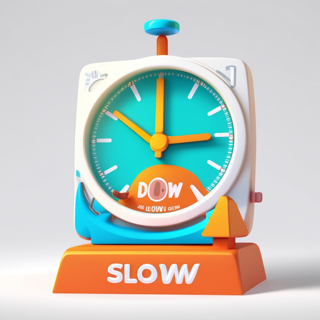 slow down concept