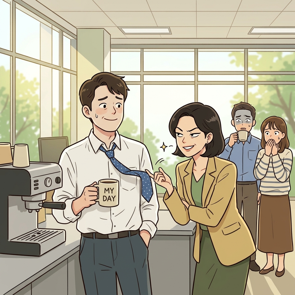 그녀의 비꼬는 한마디에 사무실 사람들이 다 움찔했다.