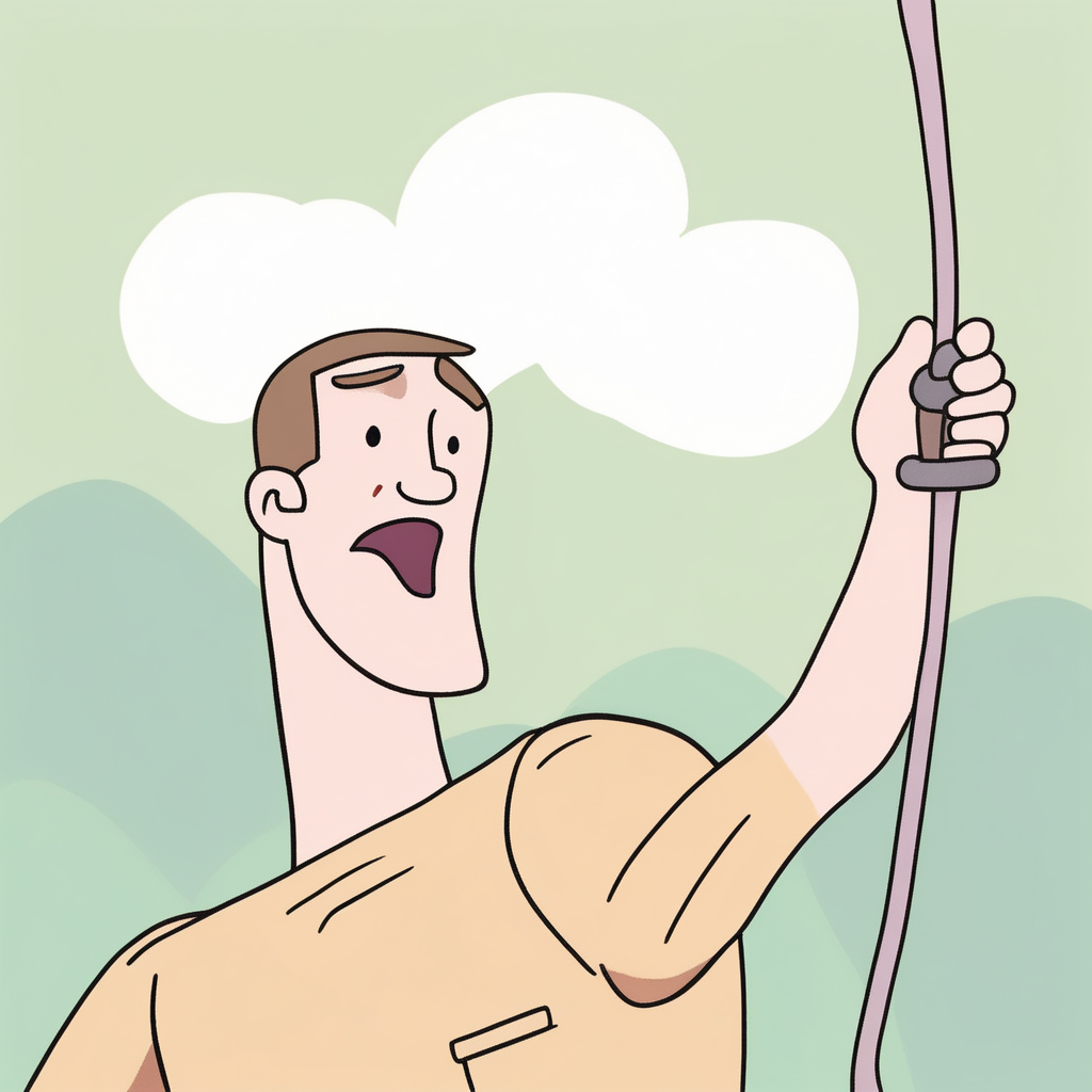 stick one’s neck out concept