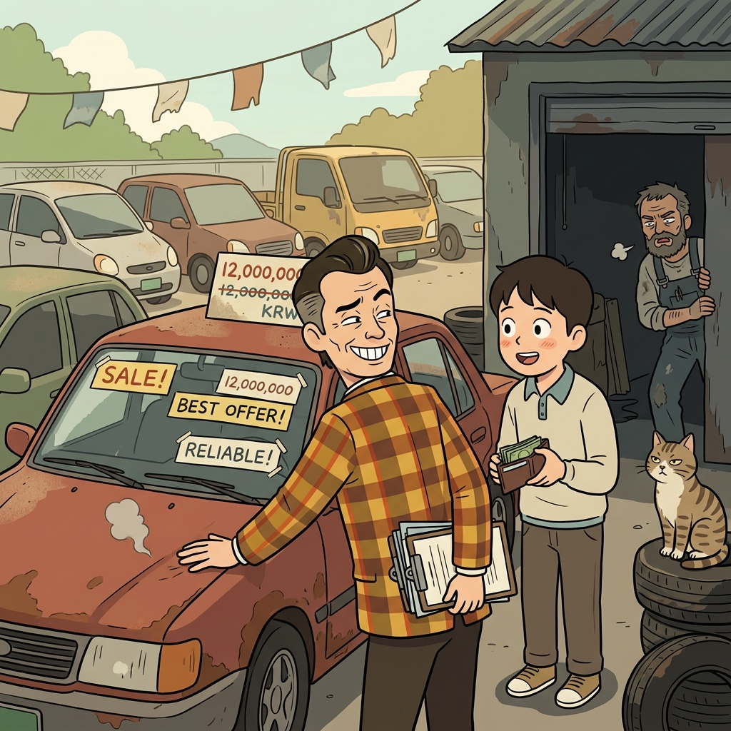take someone for a ride concept