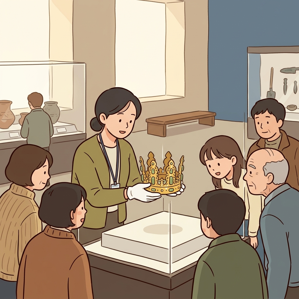 The museum displayed tangible artifacts from the ancient kingdom.