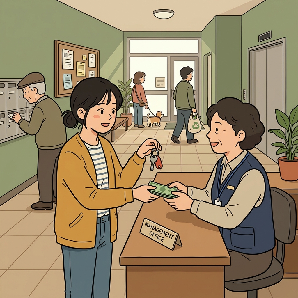 The tenant paid the rent on the first day of the month.