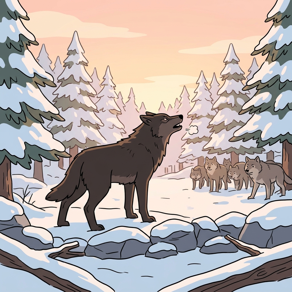 The wolves defended their territory whenever another pack came too close.