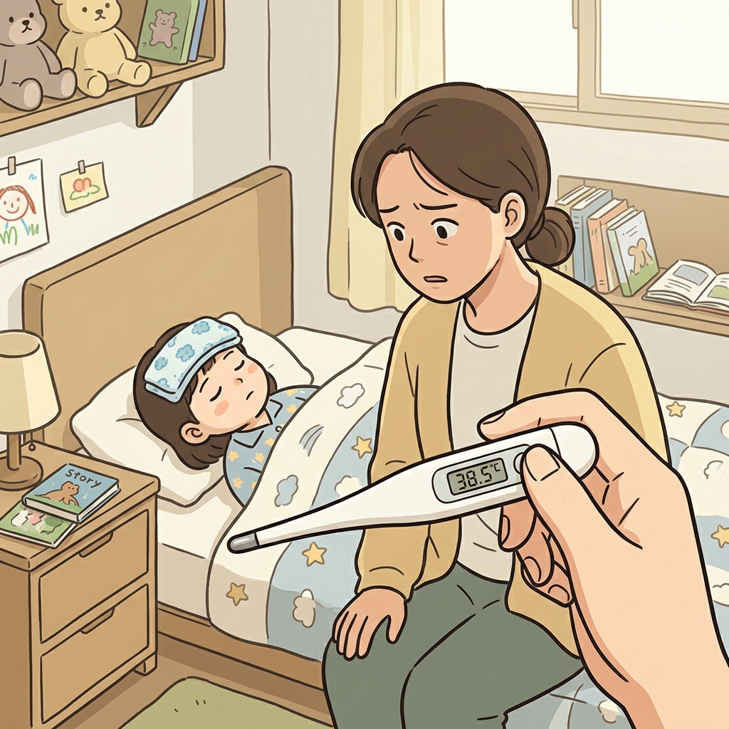 온도계는 높은 열을 보여 주었다. ("열(thermo) 미터!" → 열을 재는 기계)