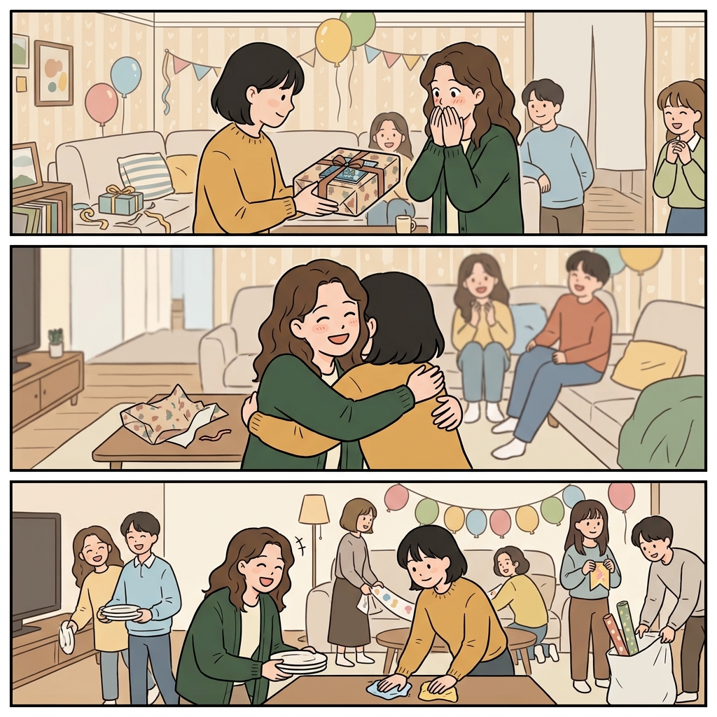 Her thoughtful gift made everyone grateful and inspired them to be helpful.