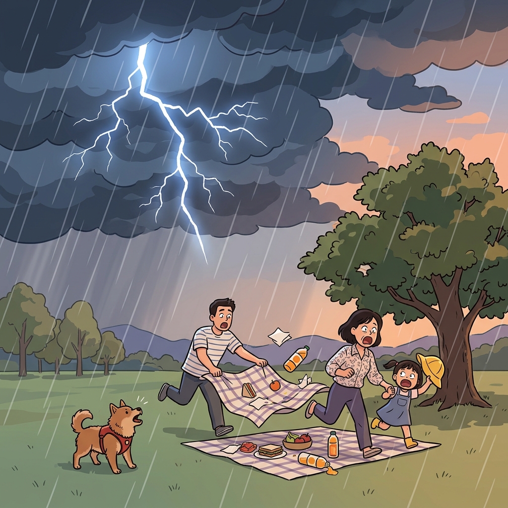 thunderstorm concept