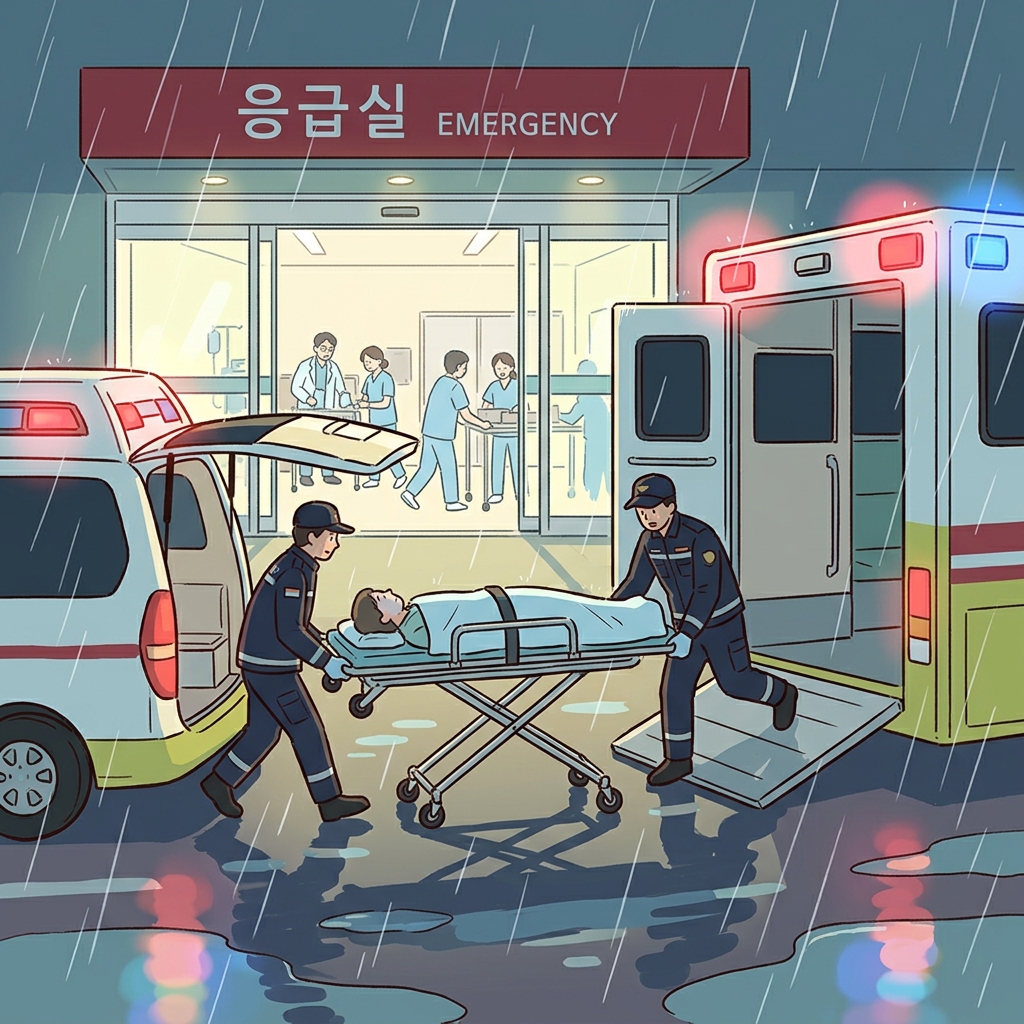 The paramedics transferred the patient from the ambulance to the emergency room.