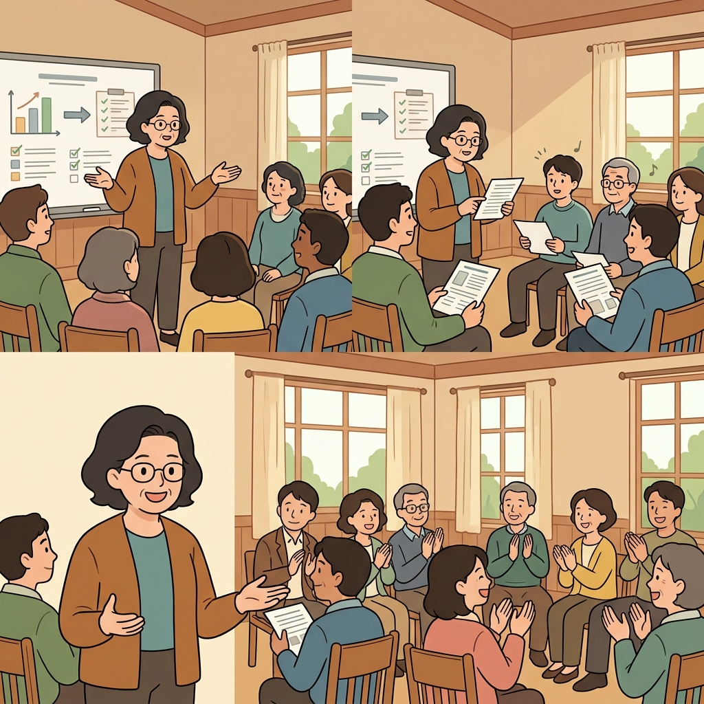 조직의 투명성은 모든 결정을 분명하게 만들었고, 결국 오래가는 신뢰를 얻었다.