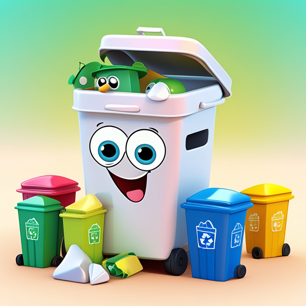 trash can concept