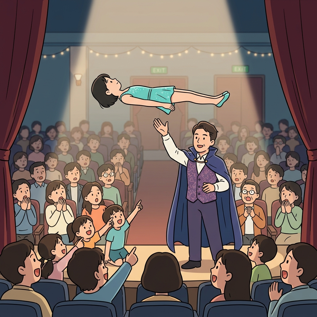 The magician performed an unbelievable trick that amazed everyone.