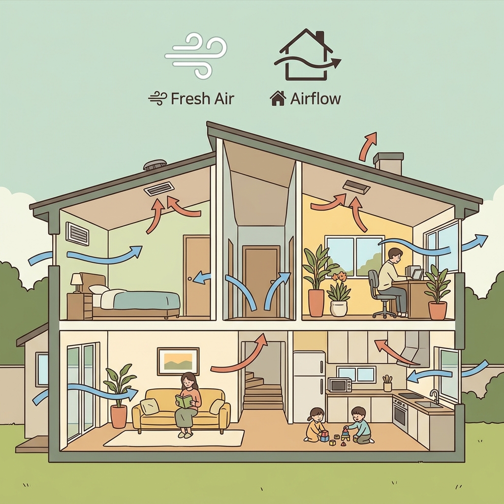 The engineer designed an efficient ventilation system for the building.
