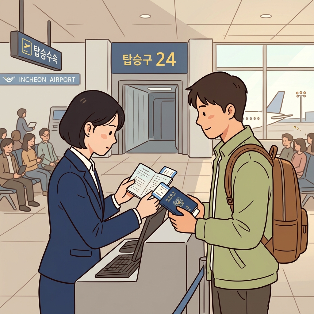 공항 직원은 탑승 전에 승객의 여권을 확인했다. (Very(아주) 자세히 Certify(증명)해서 확인한다.)