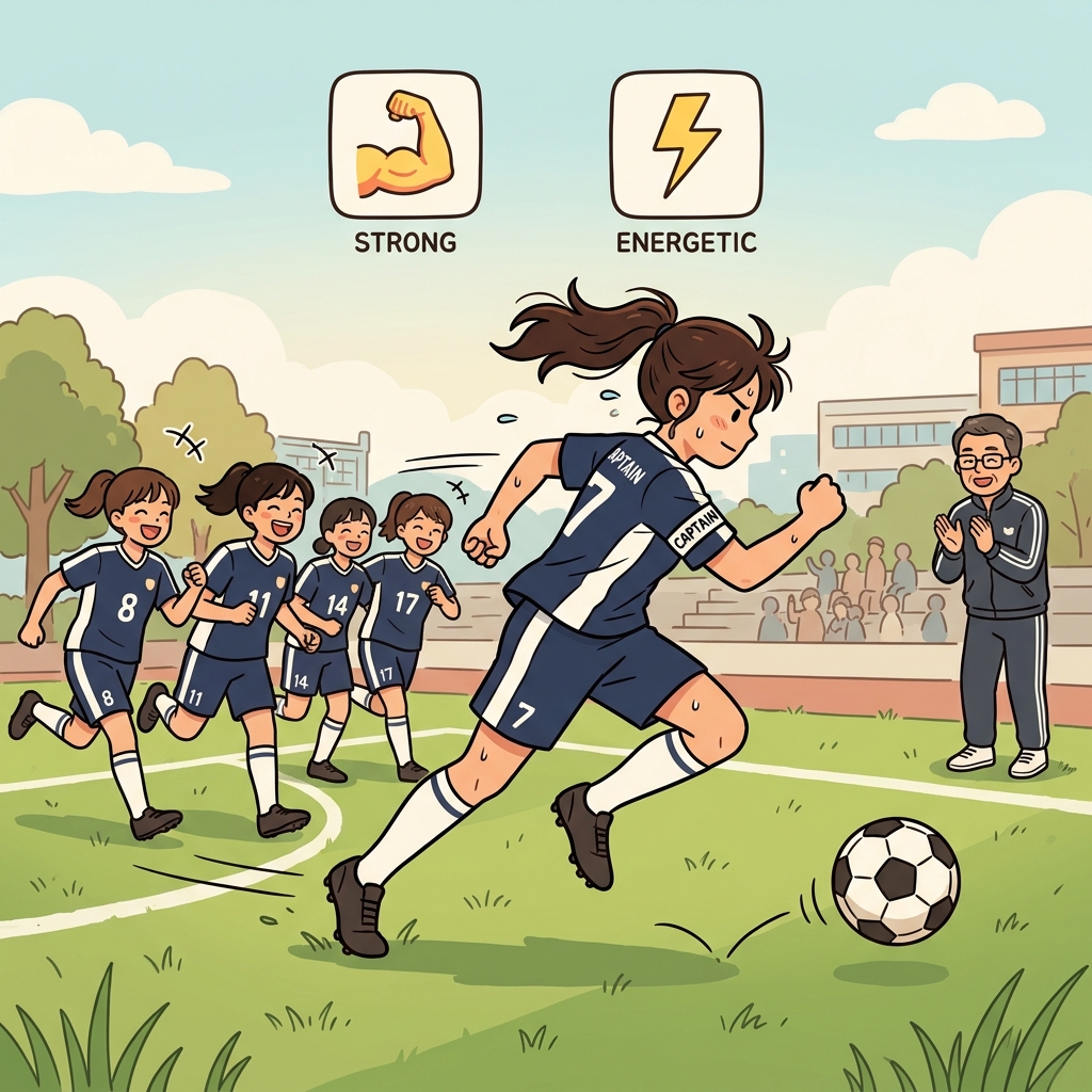 The coach encouraged the team to play with vigorous energy.