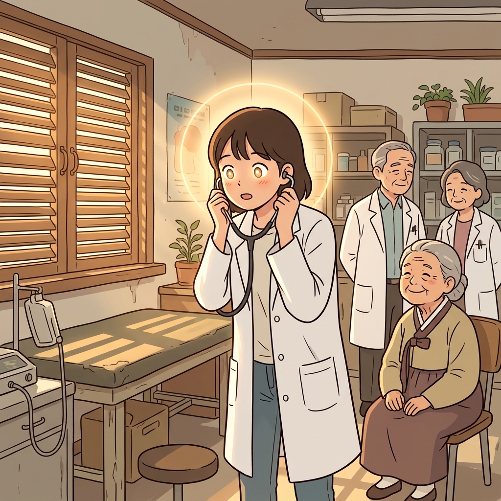 She found her true vocation the moment she held a stethoscope.